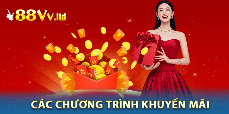 Các chương trình khuyến mãi hấp dẫn có tại nhà cái 88VV